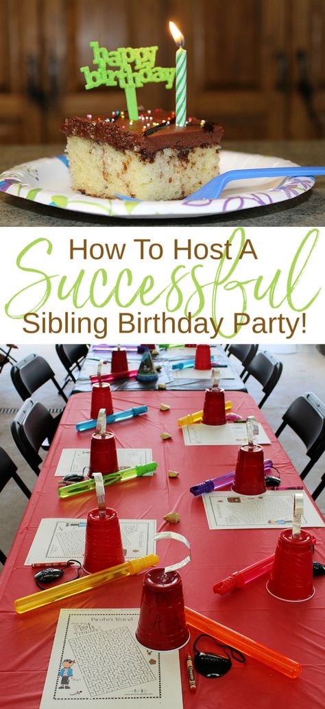 Shared Sibling Birthday Party, Sharing Birthday Party Sibling, Siblings Combined Birthday Party, Brother Sister Combined Birthday Party Ideas, Birthday Party For Siblings, Combined Party Ideas, Multi Age Birthday Party, Dual Themed Birthday Party, Combination Birthday Party Ideas