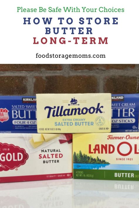 Traditional Homemaking, Storing Food Long Term, Butter Storage, Emergency Preparedness Food, Canned Butter, Long Term Food Storage, Using A Pressure Cooker, Emergency Preparation, Dairy Products