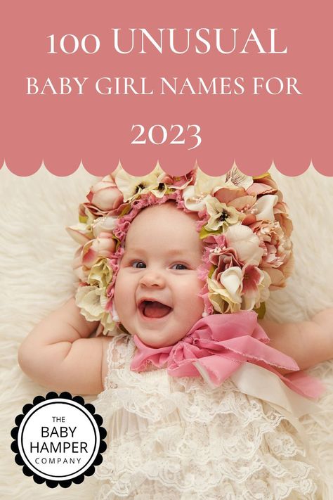 Choosing an unusual name for a baby can be a way to show that you are unique and creative. Here are our ideas for 100 Unusual Baby Girl Names for 2023! Creative Girl Names, Names For Baby Girl, Unusual Girl Names, Unusual Baby Girl Names, Popular Baby Girl Names, Baby Name Book, Unusual Names, Unusual Baby Names