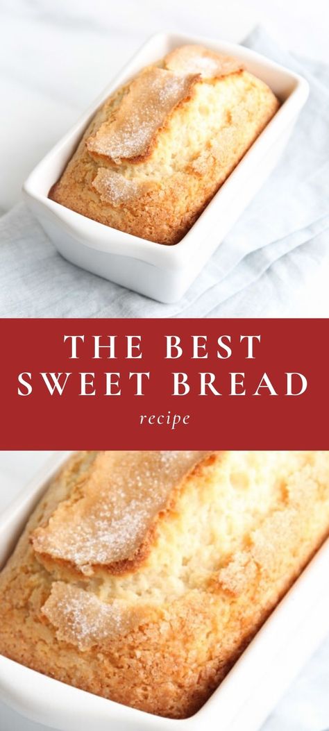 Bread For Jam, Quick Bread Desserts, Sweet Quick Bread Loaf Recipes, Tiny Bread Loaf, Easy Quick Sweet Breads, Easy Breakfast Breads Simple, Breakfast Breads Easy Healthy, Sunday Bread Recipes, Sweet Bread Recipes Bread Machine