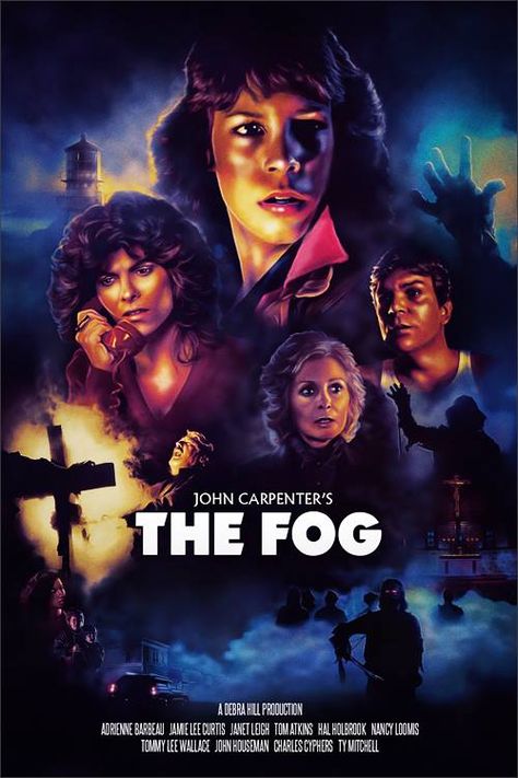 The Fog The Fog 1980, Classic Movie Posters, Horror Posters, Horror Movie Art, Classic Horror Movies, Horror Movie Posters, Best Horrors, Alternative Movie Posters, Movie Poster Art