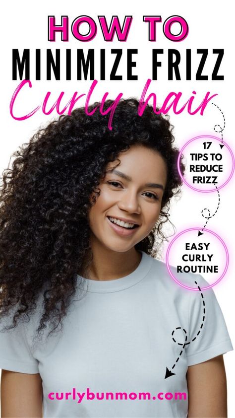 Tame Frizzy Curly Hair, Type 3a Hair, Smooth Curly Hair, Curly Routine, Frizzy Hair Solution, Rid Of Frizzy Hair, Frizzy Hair Remedies, Frizzy Hair Tips, Frizzy Curls