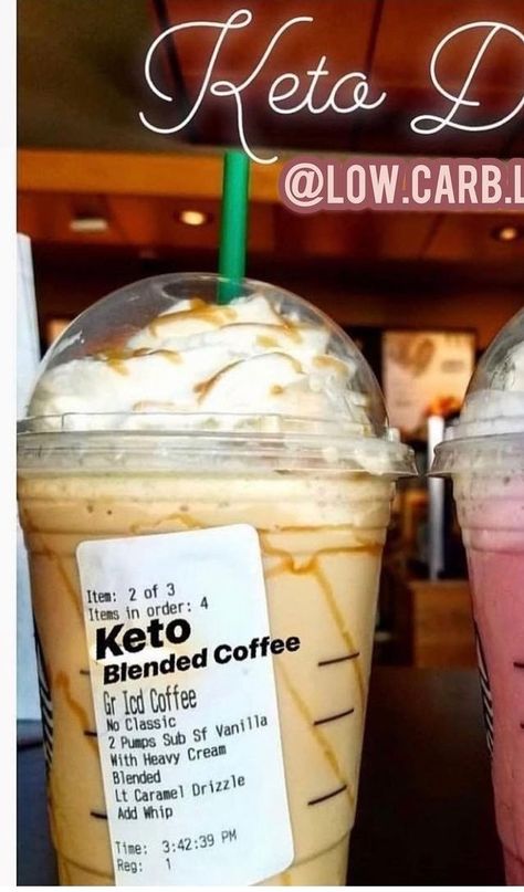 Keri Starbucks Drinks, Low Carb Starbucks Drinks Iced, Starbucks Keto Drinks, Sugar Free Starbucks Drinks, Starbucks Healthy, Keto Coffee Recipes, Keto Starbucks Drinks, Low Calorie Starbucks Drinks, Low Carb Starbucks Drinks