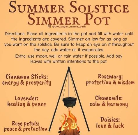 Solstice Simmer Pot, Goddess Magick, Simmer Pot, Green Witchcraft, Kitchen Witchery, Grimoire Book, Wiccan Spell Book, Magick Book, Witchcraft Spell Books