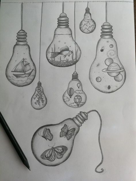 Drawing Eyes, Female Tattoos, Light Bulb Drawings, Skitse Bog, Light Bulb Drawing, Kunst Inspo, Illustration Kunst, Desen Realist, Seni 2d