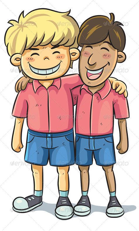 Friendship  #GraphicRiver         cartoon illustration of friend relationship… Buddy Cartoon, Hug Illustration, Friends Cartoon, Best Friends Cartoon, Instagram Cartoon, Friends Illustration, Friend Pictures Poses, Friend Cartoon, Kids Vector