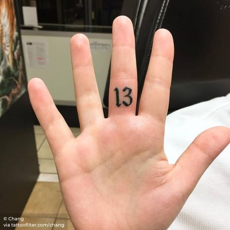 Gothic 13 Tattoo, 13 Finger Tattoo, 14643 Tattoo, Tattoo 13 Number Design, 1313 Tattoo, Gothic Number Tattoo, 13 Number Tattoo, Tattoo Number 13, 13 Hand Tattoo