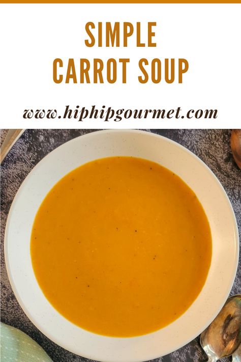 two bowls of carrot soup next to spoons Easy Carrot Soup Recipes, Pureed Carrot Soup, Easy Light Soup Recipes, Carrot Soup Recipes Easy, Milk Soup Recipes, Healthy Easy Soup Recipes, Carrot Soup Recipes Healthy, Healthy Easy Soup, Cream Of Carrot Soup Recipe