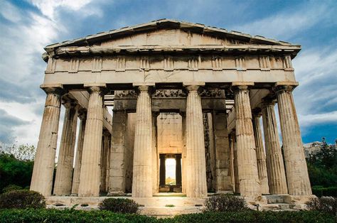 Ancient Greece, and Athens in particular, played a crucial role in the development as well as the history of Western Civilization. The center of Athenian life was the Agora, an open space at the heart of the city that served as a meeting ground for various activities. Famous Philosophers, Home Fountain, Ancient Greek Philosophers, Natural Philosophy, Greece Trip, Eastern Roman, Western Philosophy, Greek Temple, Great Philosophers