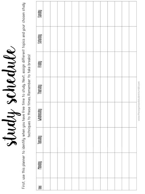 Study Timetable Template, Study Planner Free, Study Planner Printable Free, Study Schedule Template, Free Planner Printables, Timetable Template, Study Planner Printable, Student Planner Printable, To Do Planner