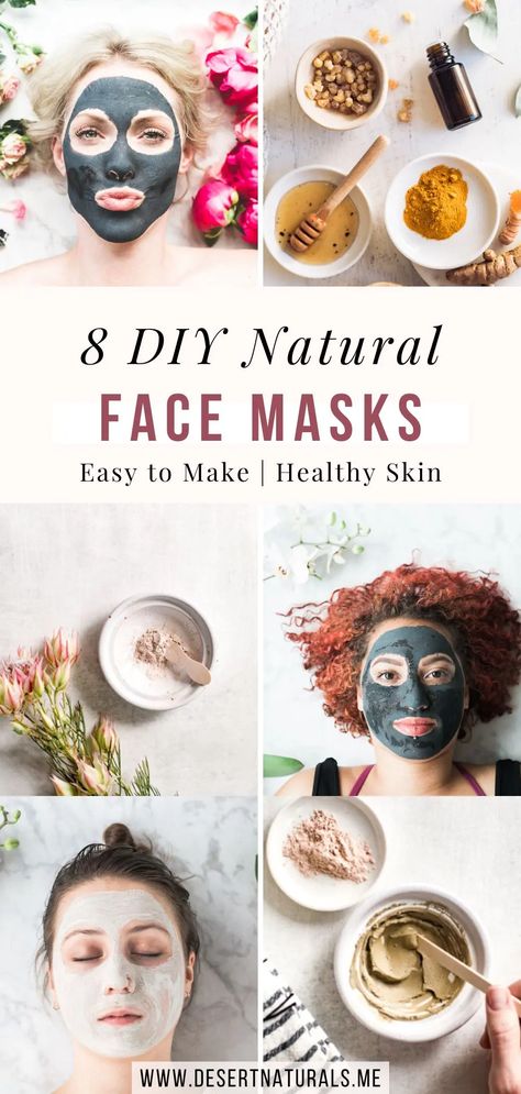 collage of women with diy natural homemade face masks Diy Face Mask Blackheads, Diy At Home Face Masks, Glowing Skin Face Mask Diy, How To Get Healthier Skin, Natural Skin Care For Oily Skin, Homemade Pore Mask, Natural Facial Masks Homemade, Natural Face Mask For Dry Skin, Cooling Face Mask Diy