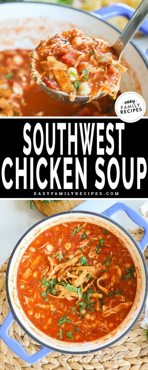 Chili's Chicken Tortilla Soup Copycat, Chicken Tortilla Soup With Rotel Tomatoes, Chili’s Copycat Chicken Tortilla Soup, Southwest Tortilla Soup, Southwestern Tortilla Soup, Chili Renello Soup, Chilis Chicken Tortilla Soup Copycat, Chili’s Southwest Chicken Soup, Southwest Chicken Rice Soup