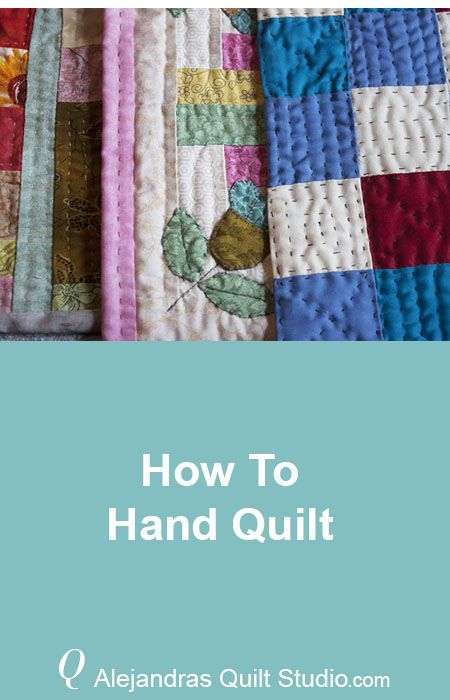 Hand Quilt Stitches, Hand Finishing Quilt, Hand Quilting Projects For Beginners, Hand Quilting Tutorial, Quilting Hand Stitches, Quilt Hand Stitching Patterns, Hand Sewing A Quilt, Types Of Quilting Techniques, How To Quilt By Hand