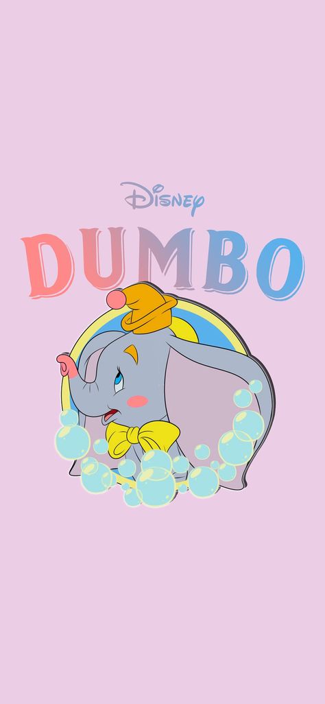 Cute Dumbo Wallpaper, Disney Dumbo Wallpaper, Dumbo Wallpaper, Disney Project Life, Disney Characters Wallpaper, 디즈니 캐릭터, Disney Background, Karakter Disney, Disney Phone Wallpaper