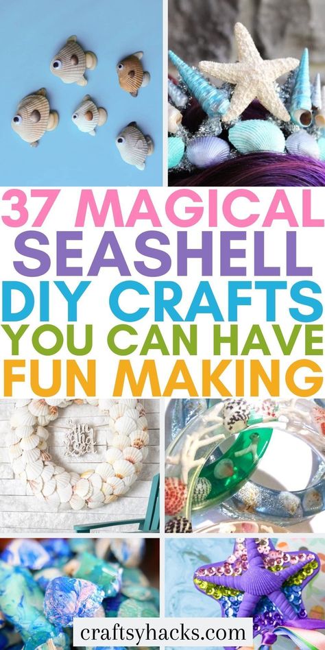 37 DIY Seashell Crafts Check more at https://howcandothis.com/diyideas/37-diy-seashell-crafts/ Diy Seashell Crafts, Sea Shells Diy, Seashell Projects, Seashell Wall Art, Shell Crafts Diy, Fish Crafts, Beach Diy, Crafty Creations, Seashell Art