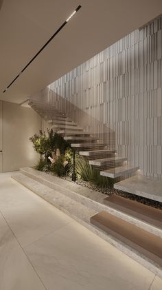 Luxury Stairs, Staircase Interior Design, Luxury Staircase, Staircase Design Modern, Stairs Design Interior, تصميم داخلي فاخر, Stairway Design, Stairs Design Modern, Floating Stairs