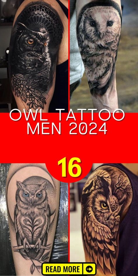 Immerse yourself in the beauty of owl tattoo designs for men in 2024, where realism meets artistic expression on the forearm. Picture a detailed owl perched on the arm, creating a small yet impactful design. This tattoo is perfect for men seeking a meaningful and aesthetically pleasing piece on their forearm canvas. Native Owl Tattoo, Owl Forearm Tattoo Men, Animal Tattoos For Men Forearm, Owl Chest Tattoo Men, Dark Owl Tattoo, Realistic Owl Tattoo Design, Half Sleeves For Men, Owl Sleeve Tattoo, Great Horned Owl Tattoo