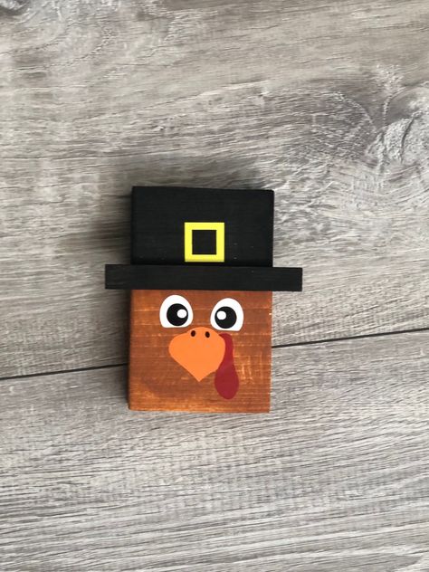 Thanksgiving Tiered Tray Decor | Etsy Turkey Diy Crafts, Painted Wood Blocks, Thanksgiving Tiered Tray Decor, Thanksgiving Blessing, Thanksgiving Wood Crafts, Thanksgiving Tiered Tray, Diy Turkey, Fall Wood Crafts, Turkey Decor