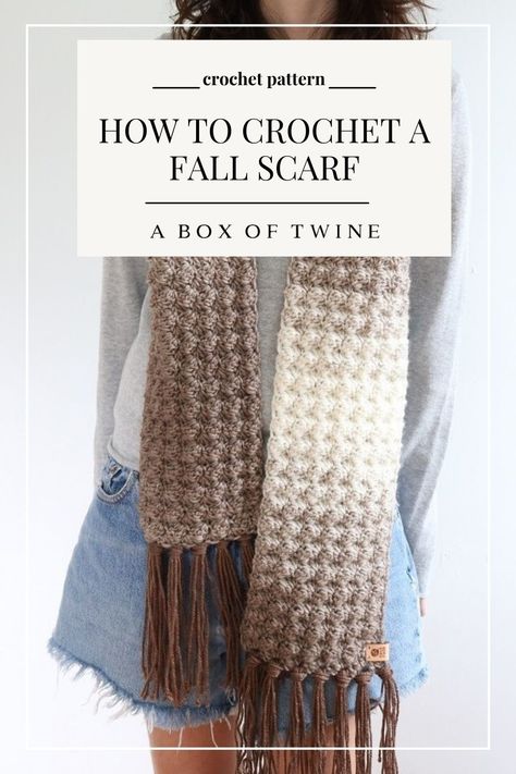 crochet pattern for fall scarf Crochet Scarf Blanket Yarn, Hygge Scarf Crochet Pattern, Red Scarf Crochet Pattern, Womens Scarf Crochet Pattern Free, Tassles On Crochet Scarf, Bulky 5 Yarn Crochet Patterns Scarf, Crocheting A Scarf, Crochet Scarf Variegated Yarn, Plaid Crochet Scarf