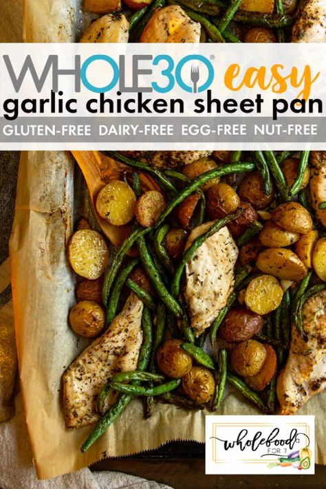 Chicken Sheet Pan Recipe, Chicken Sheet Pan, Sheet Pan Meals Chicken, Pan Recipe, Pan Dinners, Dairy Free Eggs, Whole30 Recipes, Sheet Pan Dinners, Chicken Dishes Recipes