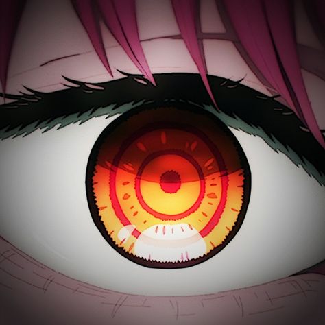 Makima Chainsawman Eyes, Anime Eyes Close Up, Makima Eyes Fanart, Spiral Eyes Anime, Unique Pupils, Anime Pupils, Makima Eyes, Eye Images, Manga Eyes