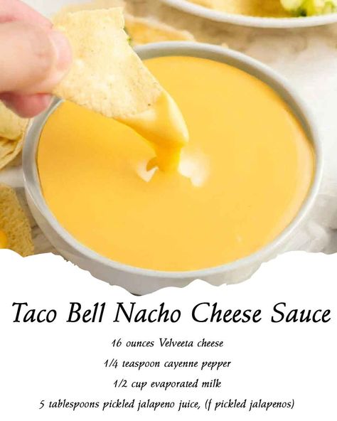 Taco Bell Nacho Cheese Sauce – 99easyrecipes