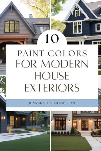 Exterior Paint And Trim Combinations, Repaint Exterior House, 1990 House Remodel Exterior, Monochromatic Home Exterior, Modern House Interior Paint Ideas, Rodda Paint Exterior Colors, Shaker Shingles On Front Of House, Paint Schemes Exterior House, Modern Exterior Paint Colors For House