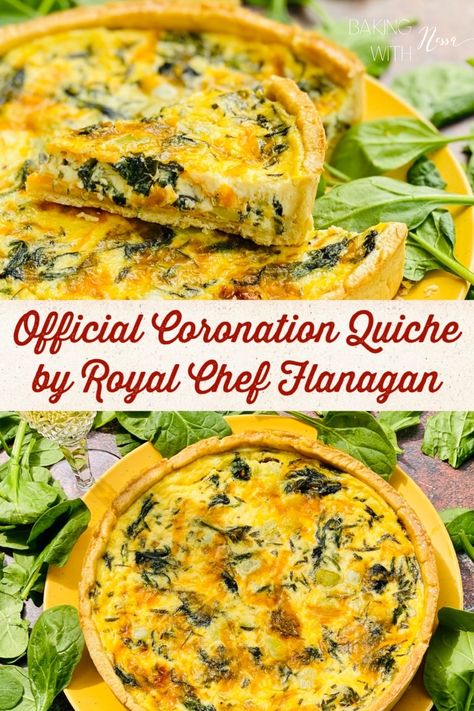 Coronation Quiche Recipe, Coronation Recipes, Coronation Quiche, Coronation Rice Salad, Coronation Chicken Salad Recipe, Easy Coronation Chicken Recipe, Coronation Chicken Recipe British, Vegetarian Coronation Chicken, Coronation Chicken Recipe