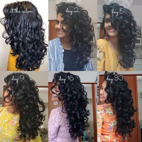 Curls and Beauty Diary | Indian Curly Hair & Beauty Blog Indian Curly Hair Aesthetic, Haïr Cut For Curly Hair, Plopping Curly Hair, Indian Curly Hair, Curl Cut, Curly Hair Stylist, Long Curly Haircuts, Curly Cuts, Curly Haircut