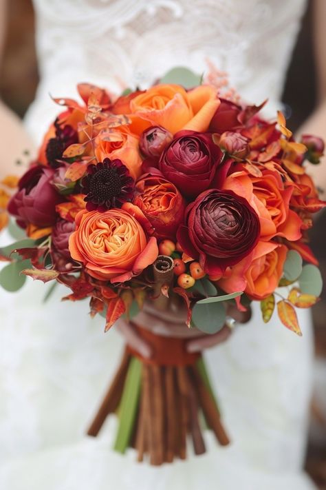 31+ Fall Wedding Bouquet Ideas to Capture the Essence of Autumn Fall Peonies Bouquet, Fall Wedding Pink, Autumnal Wedding Flowers, Types Of Wedding Flowers, Fall Wedding Bridal Bouquets, Dark Weddings, Dance Flowers, Fall Paintings, Autumn Celebration