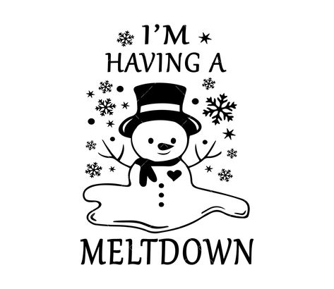 I’m Having A Meltdown SVG for Cricut and Silhouette. Snowman SVG file. You can use these SVG Files for both PERSONAL and COMMERCIAL purposes. Check the Help Center “license” section for more information. THIS IS A DIGITAL DOWNLOAD ONLY NO PHYSICAL ITEM WILL BE SHIPPED INSTANT DOWNLOAD IN A ZIP FILE 📁 1 SVG file ... Snowman Svg, Club Card, Christmas Svg Files, Laser Cut Sign, Svg For Cricut, Kawaii Halloween, Funny Svg, Chinese Patterns, Camouflage Patterns