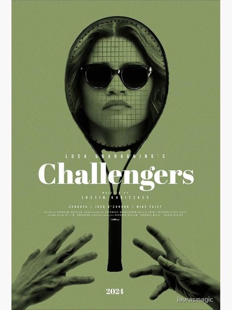 "Challengers Movie Poster" Poster for Sale by laurasmagic Green Movie, Green Poster, Key Art, Film Poster Design, I Love Cinema, Movie Posters Design, Photographie Inspo, Japon Illustration, Cinema Posters