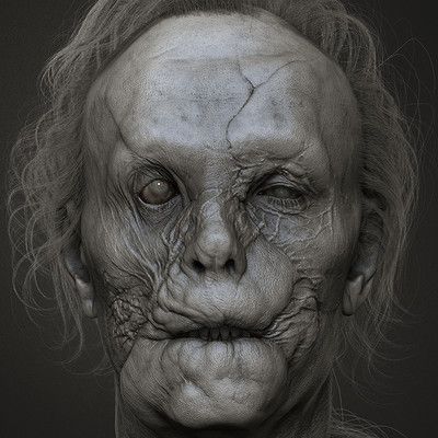 ArtStation - Lycan Elder, adam skutt Mason Verger, Gary Oldman, Fx Makeup, Samana, Maquillage Halloween, Arte Horror, Cthulhu, Creature Design, Horror Art