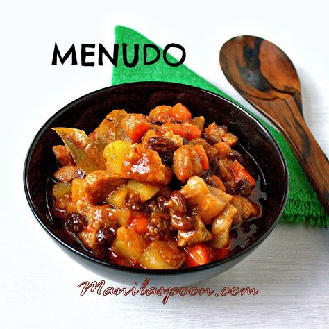 Beef Menudo Recipe, Menudo Recipe Filipino, Dinner Recipes Pork, Pork Menudo Recipe, Pork Menudo, Menudo Recipe, Boneless Pork Ribs, Recipes Pork, Filipino Food