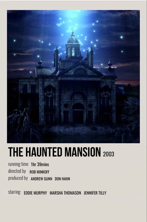 Haunted Mansion Movie Poster, The Haunted Mansion Movie, Haunted Mansion Poster, Polaroid Movies, Haunted Mansion Movie, Autumn Movies, Movies Minimalist, Fall Movies, The Fall Movie