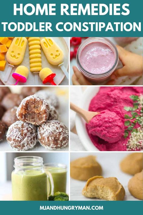 Food For Constipation In Kids, Recipes For Constipation For Kids, Natural Constipation Relief For Kids, Natural Laxitive Remedies For Kids, Constipation Smoothie Kids, Foods That Help With Constipation, Toddler Constipation Relief Foods, Toddler Fiber Foods, Fiber Muffins For Constipation