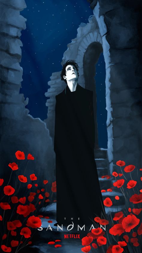 The Forgotten God #sandman fanart The Sandman Fanart, Sandman Fanart, Morpheus Sandman, God Of Dreams, Sandman Comic, Sandman Neil Gaiman, Vertigo Comics, The Sandman, Best Comic Books