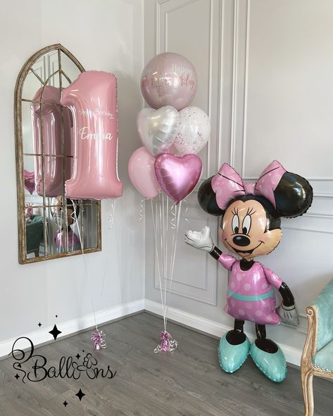 ✨1st Birthday with Minnie Mouse balloon set 💕 #шарикилондон #essexballoons #шарылондон #oballoons #londonevents #londonondonballoons #balloonsdecor #minnie #minniemouse #minniemouseballoons #minniemousecake #доставкашарылондон #londonballoons #тортылондон #цветылондон #1stbirthdayballoons #1stbirthday #1stbirthdayoballoons Minnie Mouse Balloons, 1st Birthday Balloons, Minnie Mouse Cake, Balloon Decor, Balloon Decorations, 3rd Birthday, Cake Ideas, 1st Birthday, Minnie Mouse