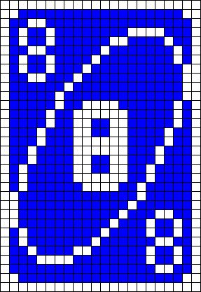 Uno Reverse Card Pixel Art, Eight Ball, Uno Cards, Pearl Beads Pattern, Cross Stitch Boards, Perler Bead Templates, Pixel Drawing, Pixel Crochet, Pixel Art Grid