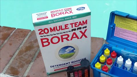 What Is Borax Used For In A Swimming Pool - Metro League Borax In Swimming Pool, Borax Uses, Swimming Pool Chemicals, Swimming Pool Maintenance, Swimming Pool Cleaning, Pool Stuff, Green Pool, Pool Care, Grass Stains