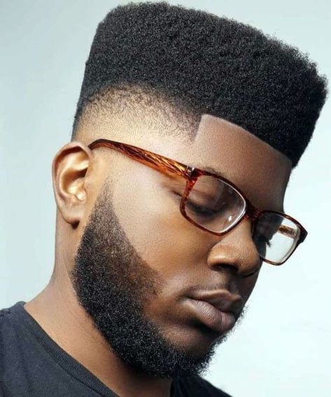 High Top Bald Fade - Cool Bald Fade Haircuts For Men, Skin Faded Styles #menshaircuts #menshairstyles #fade Flat Top Fade, Fade Haircut With Beard, Types Of Fade Haircut, Beard Trend, Fade Haircut Styles, Afro Fade, Best Fade Haircuts, Low Skin Fade, Flat Top Haircut