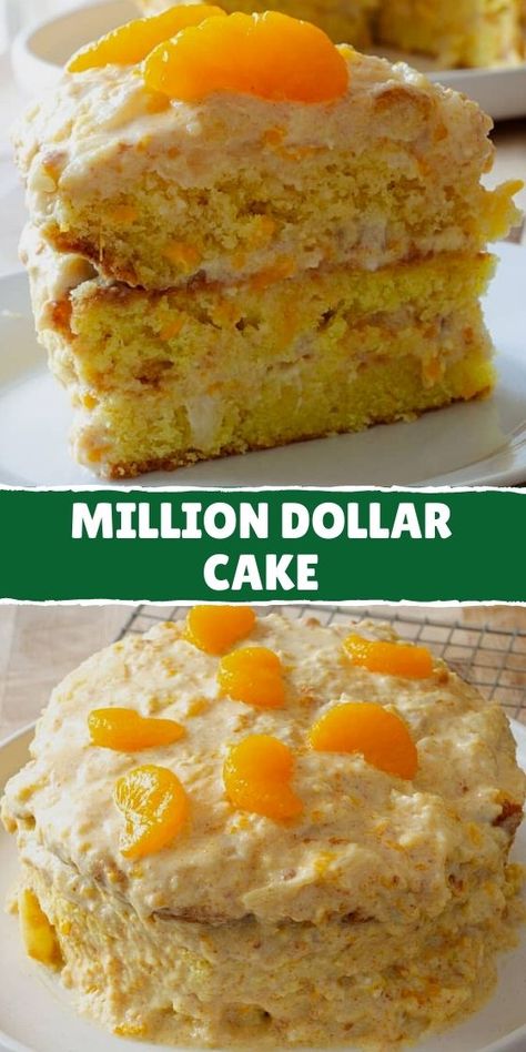 HOW TO MAKE MILLION DOLLAR CAKE Million Dollar Cake Recipe, Million Dollar Cake, Socca Recipe, Cookie Crafts, Dollar Cake, Dirty Keto, Best Cake Ever, Pies Recipes, Holiday Cake