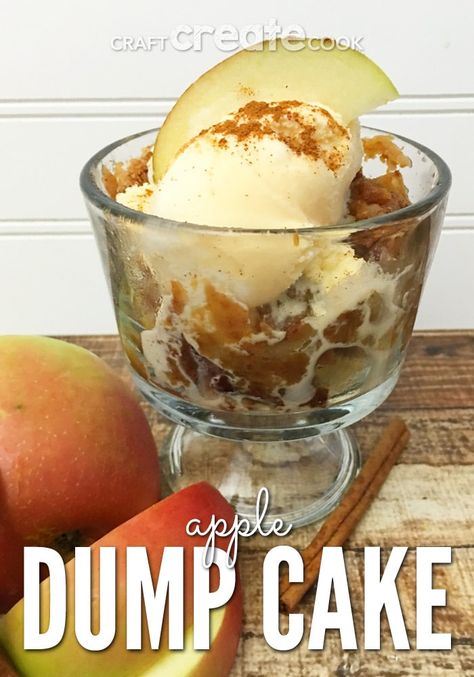 Apple Dump Cake Apple Dessert Recipes Easy, Apple Dump Cake, Host Party, Pumpkin Spice Soap, Dump Cakes, Apple Dump Cakes, Yummy Fall Recipes, Apple Dessert Recipes, Favorite Dessert Recipes