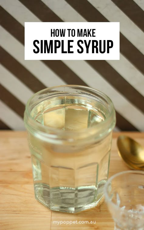 Sunday Cocktails, Simple Syrup For Cocktails, Diy Syrup, Fireball Cocktails, Syrup For Cocktails, Simple Sugar Syrup, Simple Syrup Recipe, Simple Syrup Cocktails, Spritzer Recipes