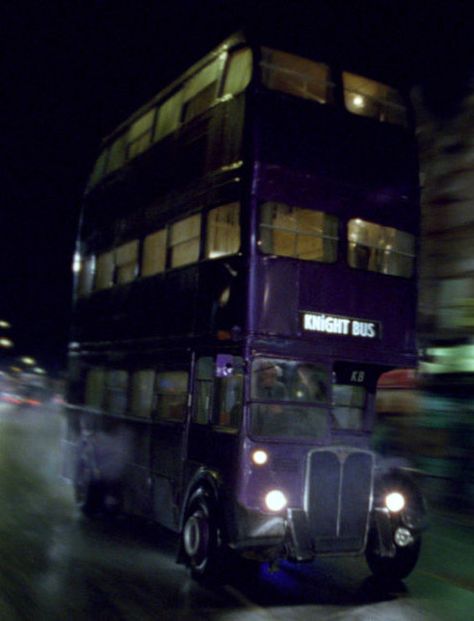 Harry Potter and the Prisoner of Azkaban meothd was to drive the Knight Bus at regular speed but all the stree traffic went at super slow speed.  So when shown everything was speeded up!  From; "Harry Potter" Facts For Each Movie The Knight Bus, Knight Bus, The Knight, Harry Potter