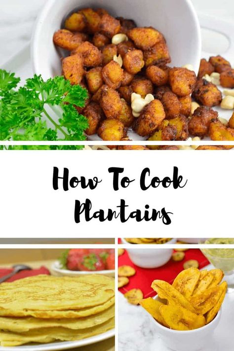 Plantains are easy to cook and taste delicious when prepared correctly. This article will show you how to cook plantains in different ways. Cook Plantains, Plantains Recipes, Grilled Plantains, Plantain Bread, Boiled Plantains, Jamaican Curry Goat, Baked Plantain Chips, How To Cook Plantains, Mashed Plantains