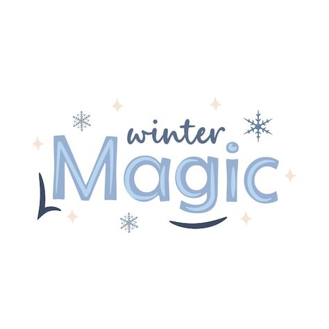 Vector winter magic illustration vector | Premium Vector #Freepik #vector #winter #christmas #winter-celebration #let-it-snow Winter Logo, Magic Illustration, Winter Vector, Winter Celebration, Winter Magic, Christmas Winter, Illustration Vector, Vector Photo, Winter Christmas