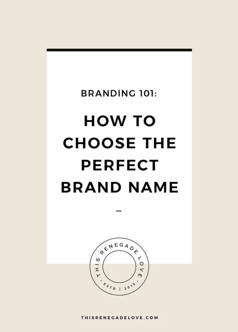 Branding | Blog Branding | How to Choose a Blog Name | Blogging Tips | Branding Tips Hijab Brand Name Idea, Hijab Business Name Ideas, Brand Names Inspiration, Light Up Words, Brand Name Ideas, Branding 101, Brand Communication, Blog Names, Mimosa Bar