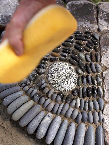 Step 8 Mosaic Walkway, Rock Pathway, Metal Arbor, Arbors Trellis, Mosaic Rocks, Glass Store, Garden Arbor, Pebble Mosaic, Project List