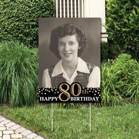 Party Photo Decorations, Outdoor Birthday Party Decorations, 90th Birthday Party Decorations, Grandmas Birthday Party, 80th Birthday Party Decorations, Photo Decorations, 90th Birthday Decorations, Diy Halloween Dekoration, 80th Birthday Decorations